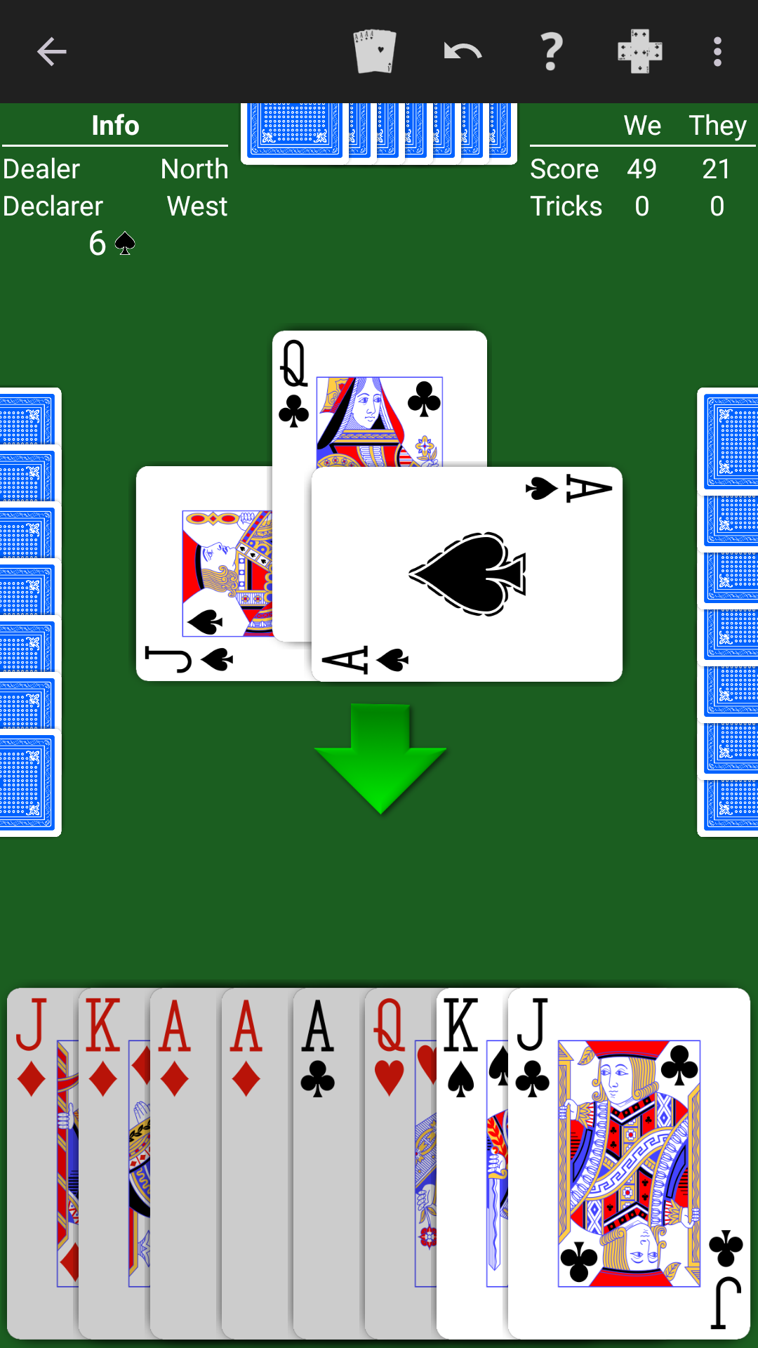Bid Euchre play