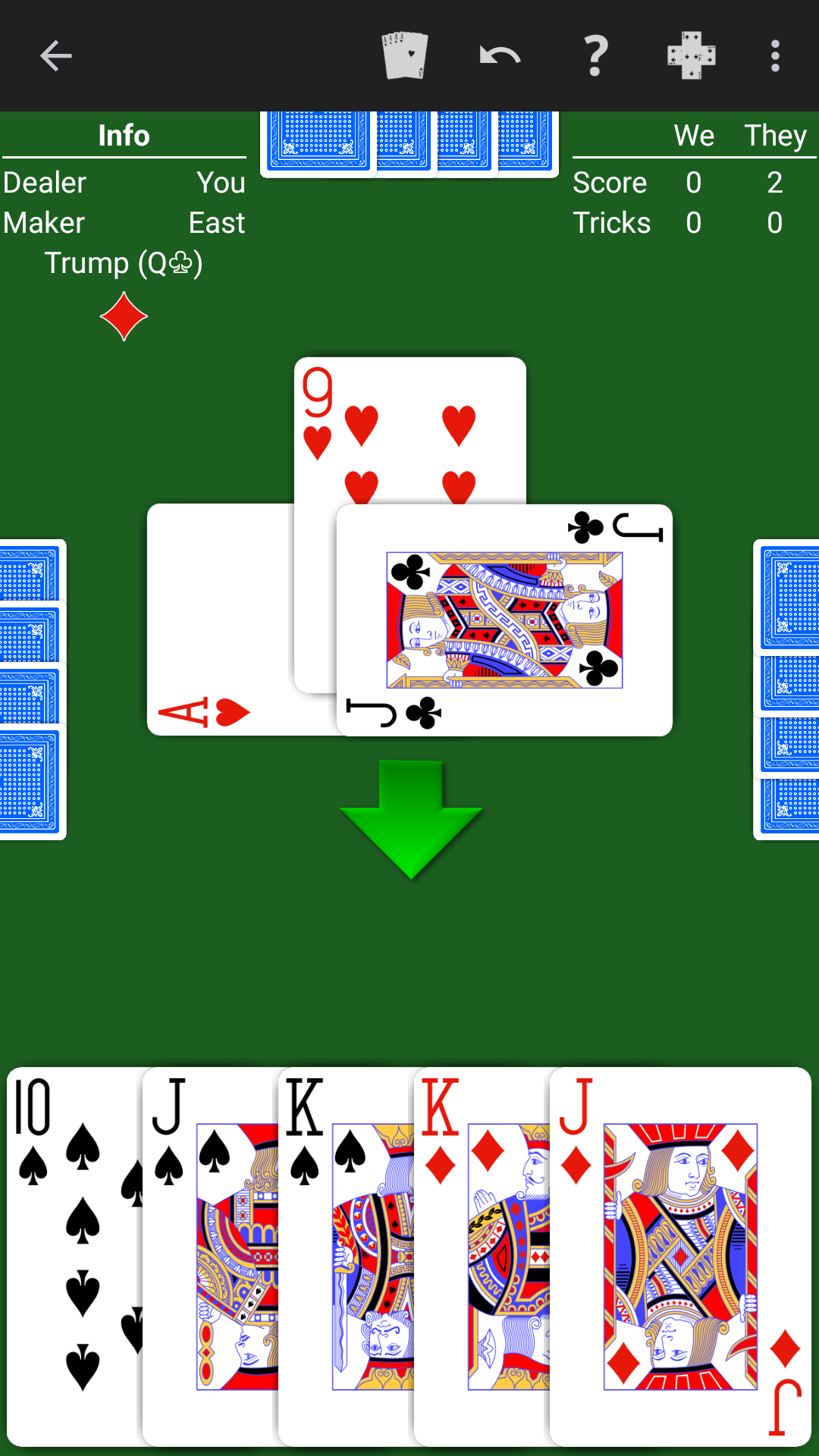 Euchre play