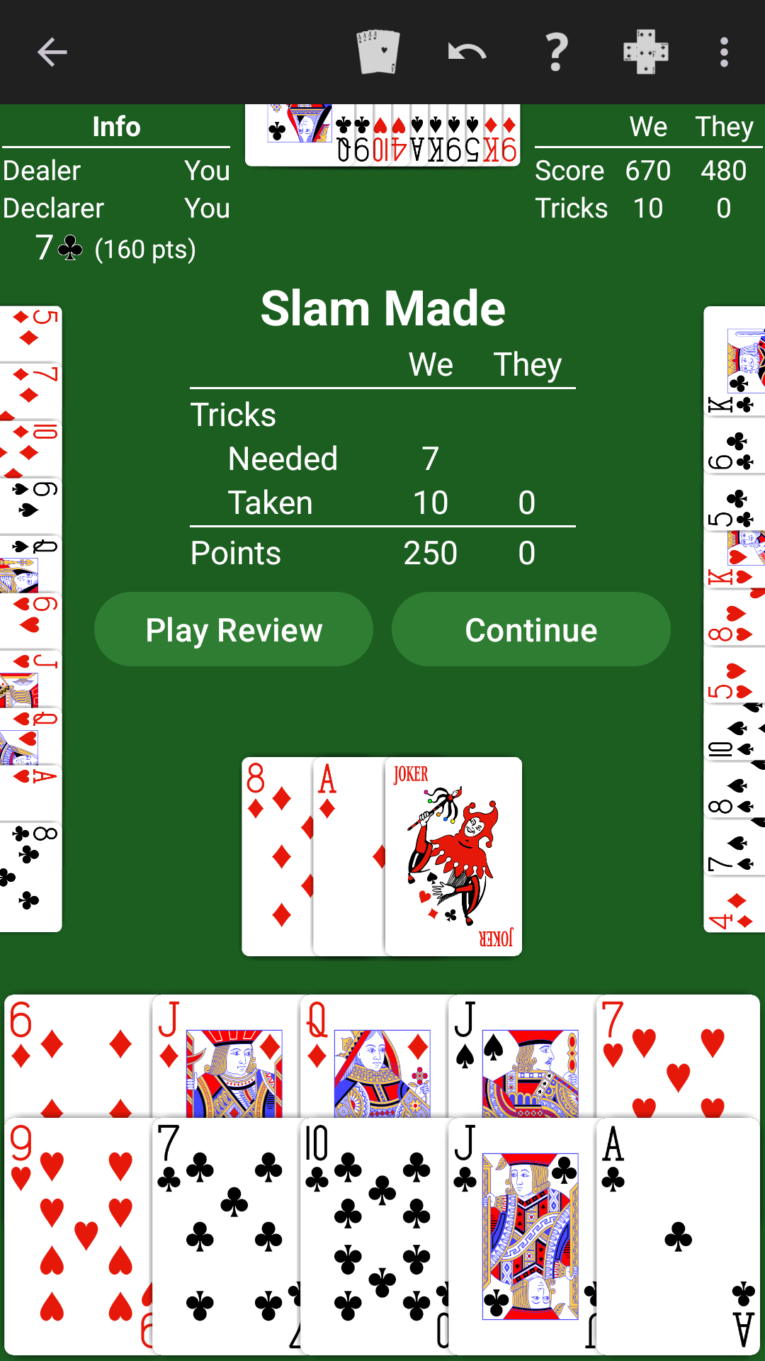 Five Hundred slam contract made